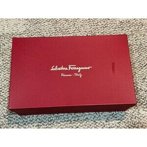 Salvatore Ferragamo Box 12.5 x 7 x 4.5 inches - Perfect for Storage or Display